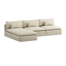 Fae L-Shape SofaSoft Beige | Facing Left L-Shape