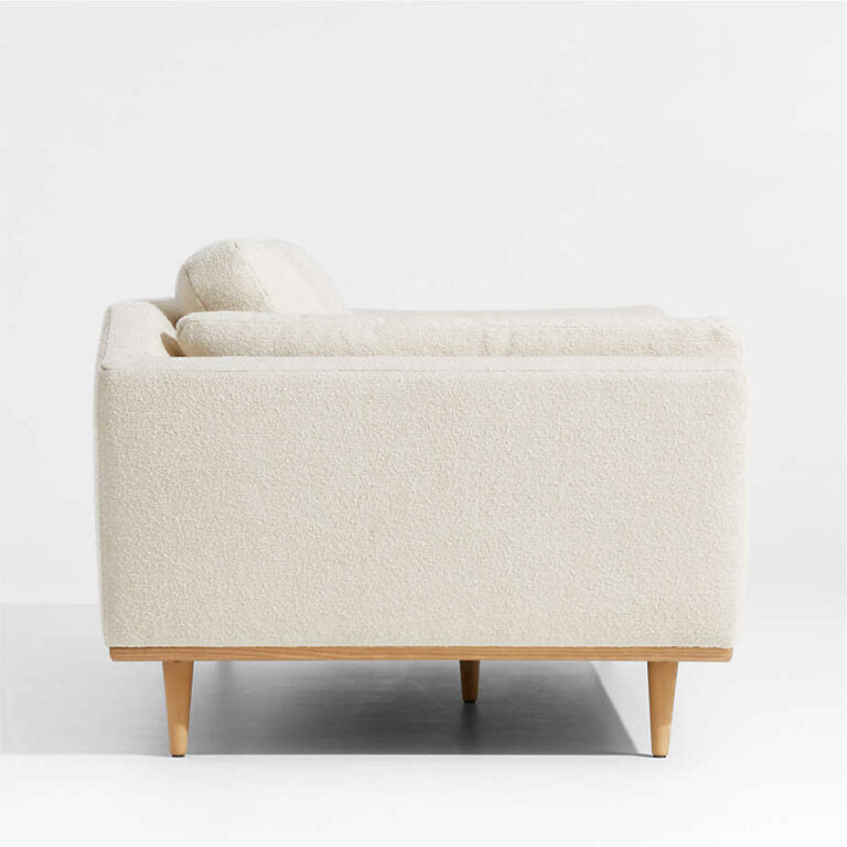 Palatial Mid-Century Boucle 3 Seater Sofa