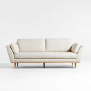 Palatial Mid-Century Boucle 3 Seater SofaBeige