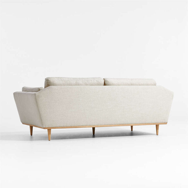 Palatial Mid-Century Boucle 3 Seater Sofa - Kanaba Home #