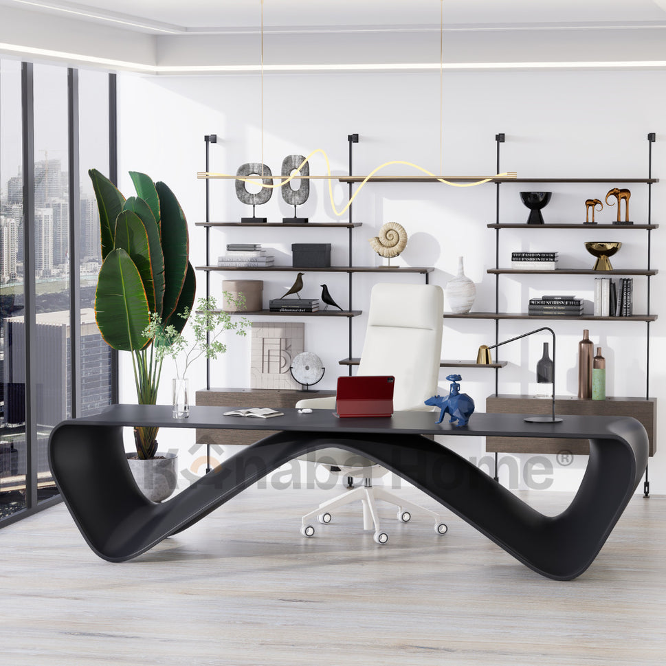 Infinity DeskBlack | Painted