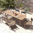 Isla Outdoor Dining SetFull Set (1 Table + 6 Chairs)