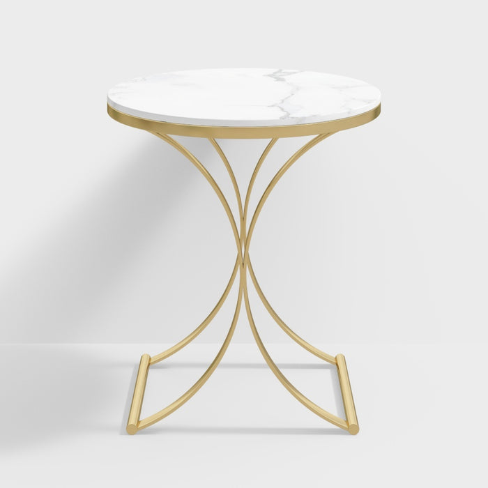 Vase Table X-Base End Table