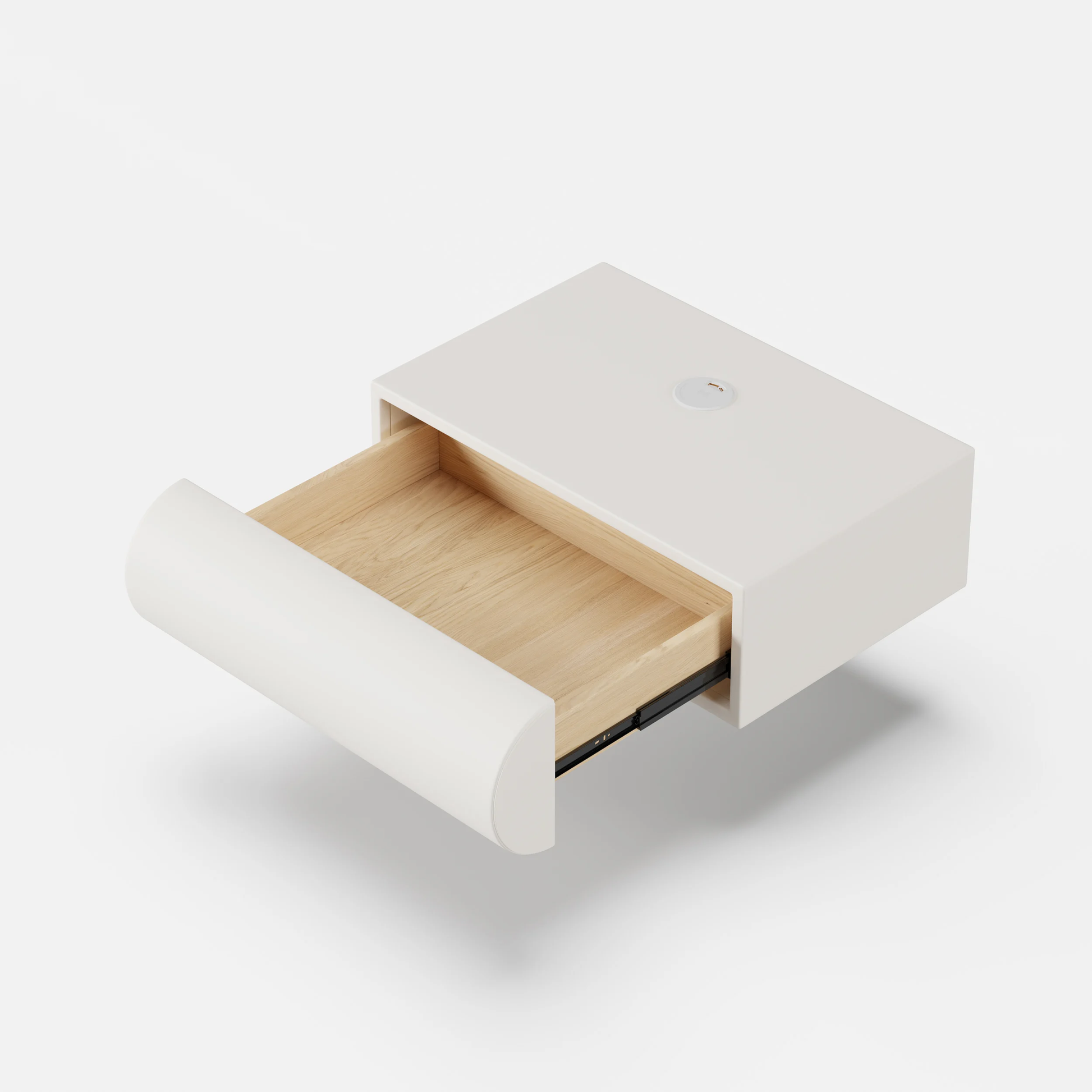 Loria Wall-Mounted Drawer Nightstand