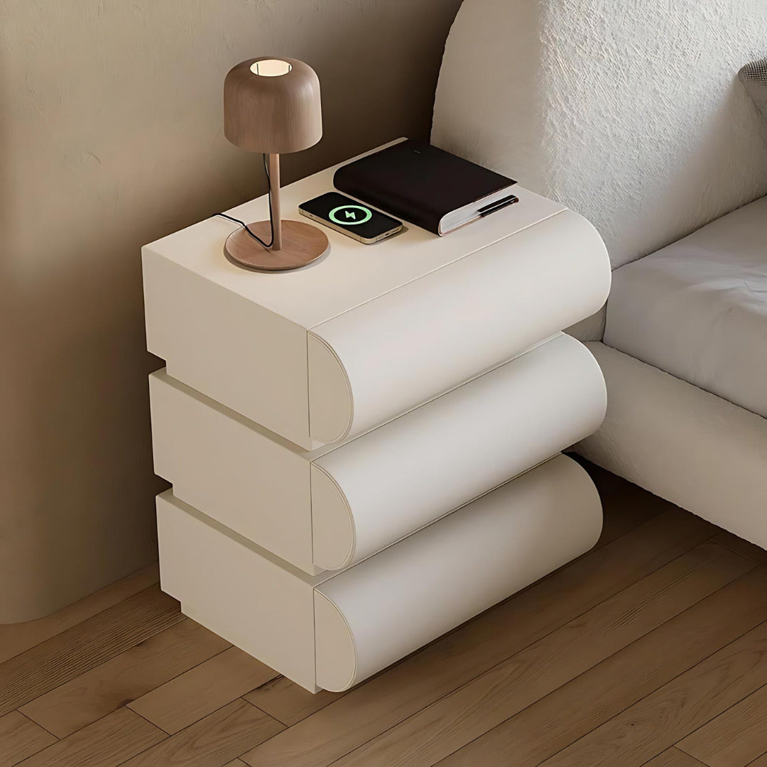 Loria 3-Drawers Nightstand