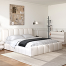 Luka Bedroom SetFull Set (Bed: Mattress 180 x 200 cm + 2 Nightstands + Dresser)