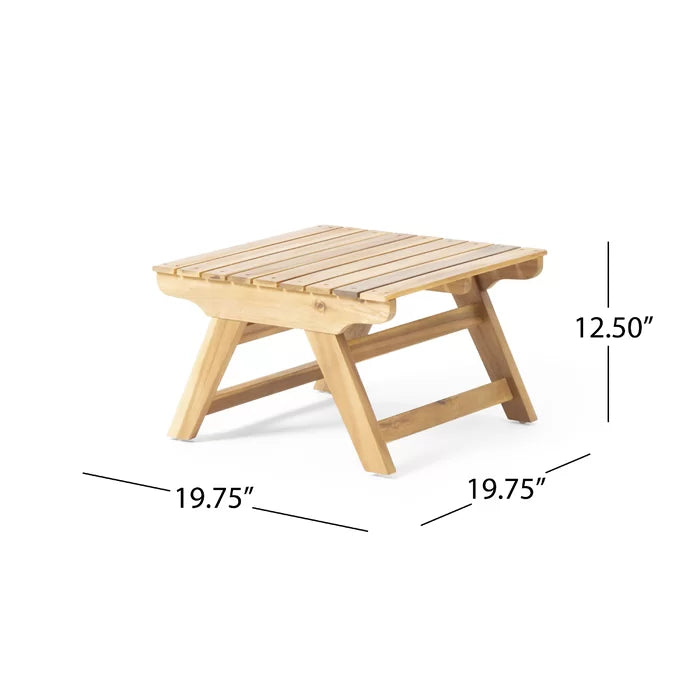 Sadie Acacia Solid Wood 2 Outdoor Seating - Kanaba Home #