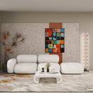 Marshmello SofaWhite / Boucle / Facing Left-Arm