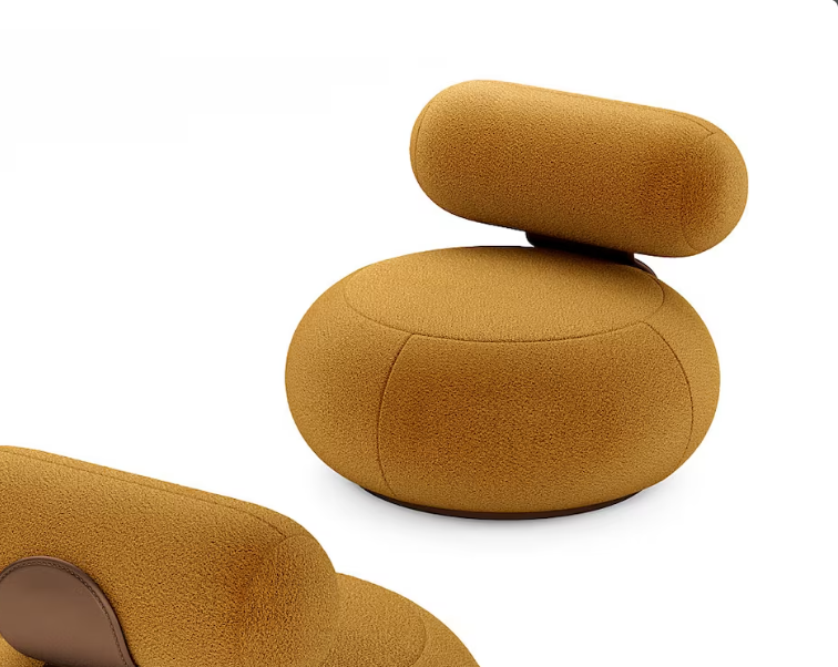 Mira Pouf Chair / 70Dia x 65H - Kanaba Home #