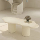 Ola Dining TableBeige / Microcement