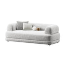 Orea SofaStandard Quality | Only 40 Kg Soft Foaming / Grey | Velvet