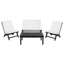 Oreo Outdoor SeatingWhite & Black