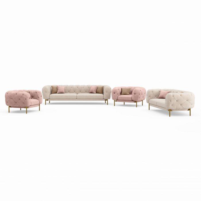 Ornetta Sofa Set 3-2-1 Seater - Kanaba Home #