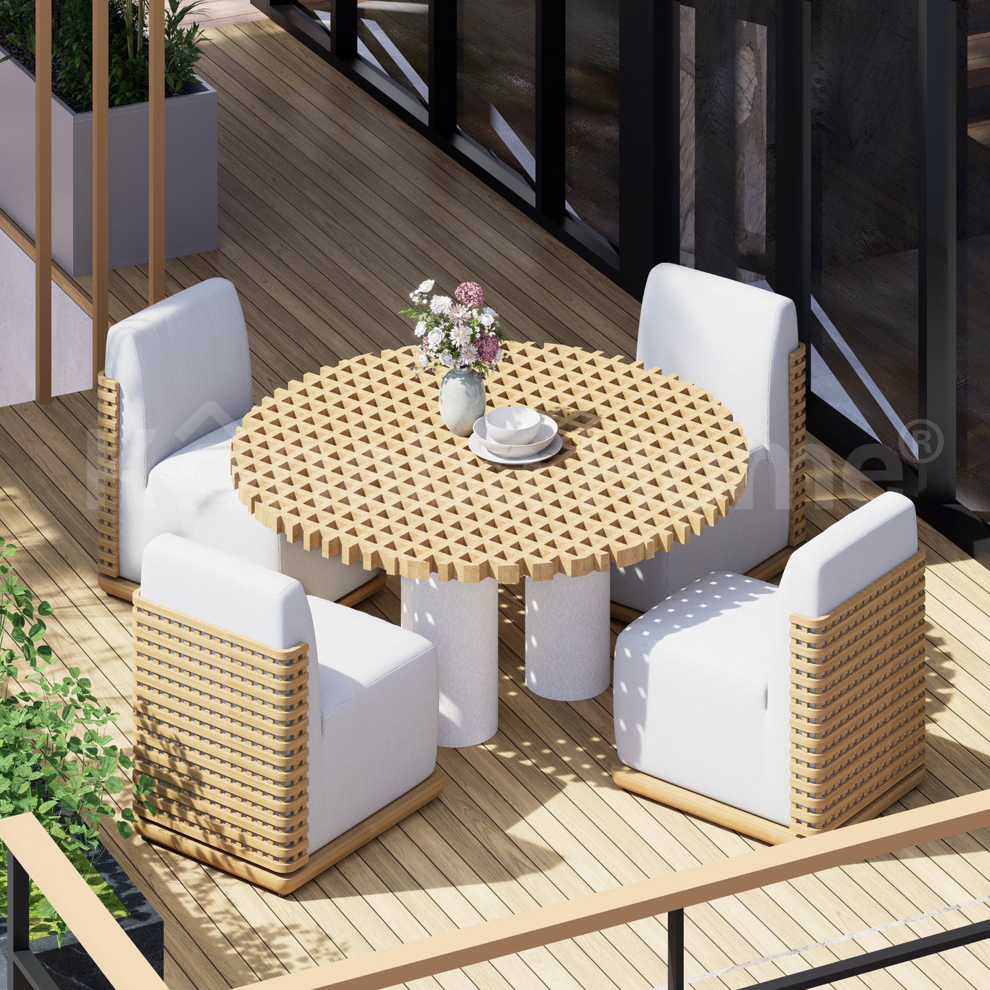 Orno Outdoor Dining Set