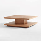 Pila Wood Tirerd Coffee TableTan