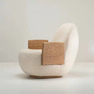 Plush ArmchairWhite