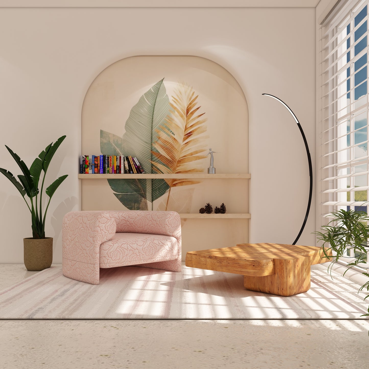 Rosy Armchair