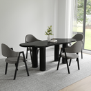 Rune Dining SetFull Set (1 Table + 4 Chairs)