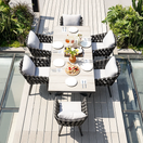 Solon Outdoor Dining SetTable / Grey