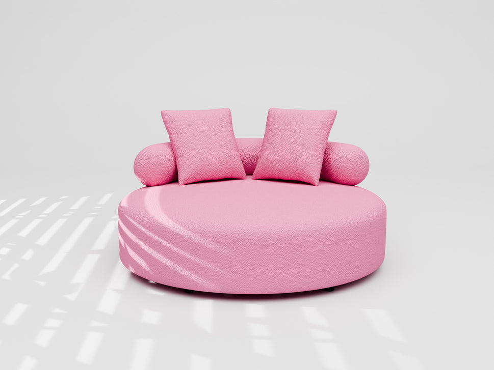 Tart Sofa V.IIW 140 x D 140x H 60 cm / Pink