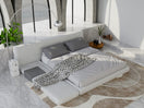 Tiddy Japanese Bed V.IIIC. King Bed: Mattress size: 200 x 200 cm | W 280 x D 230 x H 95 cm