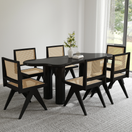 Tova Dining SetFull Set (1 Table + 6 Chairs)