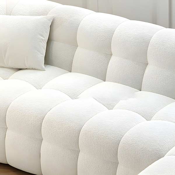 Tufted L Shape Sofa 