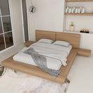 Vivien Japanese BedQueen Size: Mattress 160 x 200 cm | Overall W 310 cm x D 230 cm x H 95 cm / Walnut Wooden