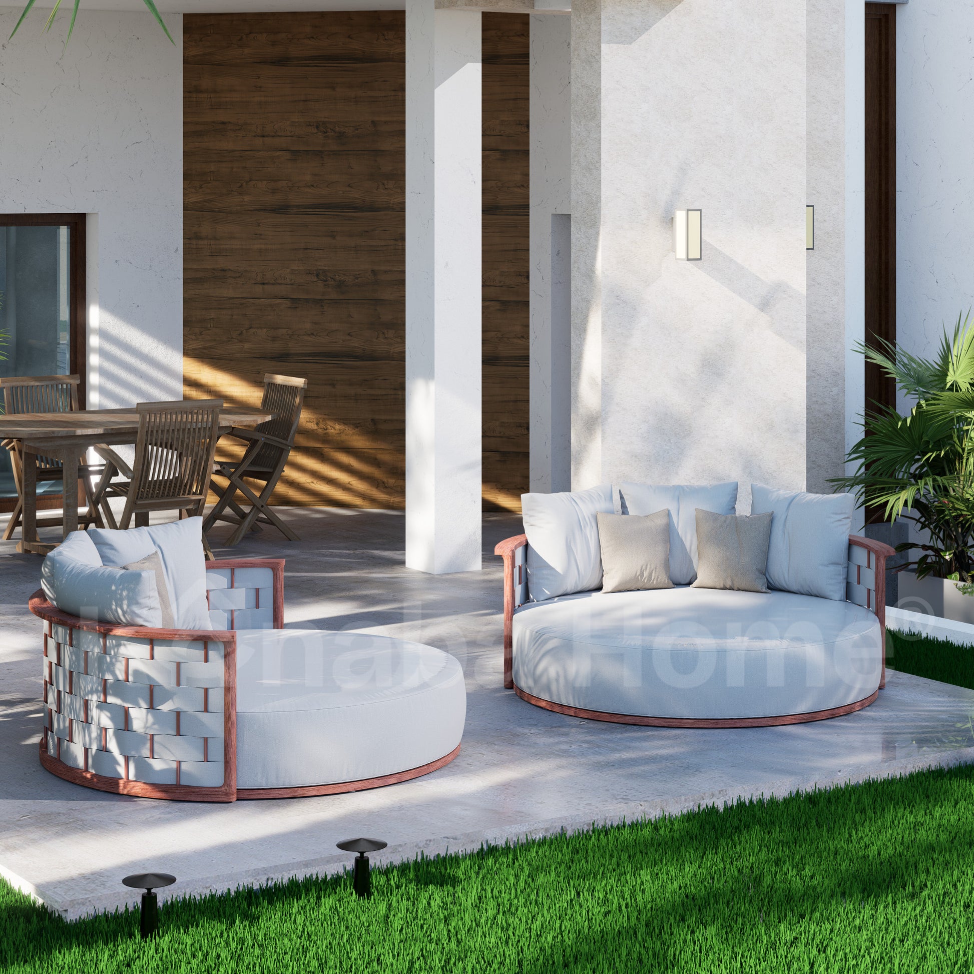 Wovo Outdoor Chaise Lounge Set