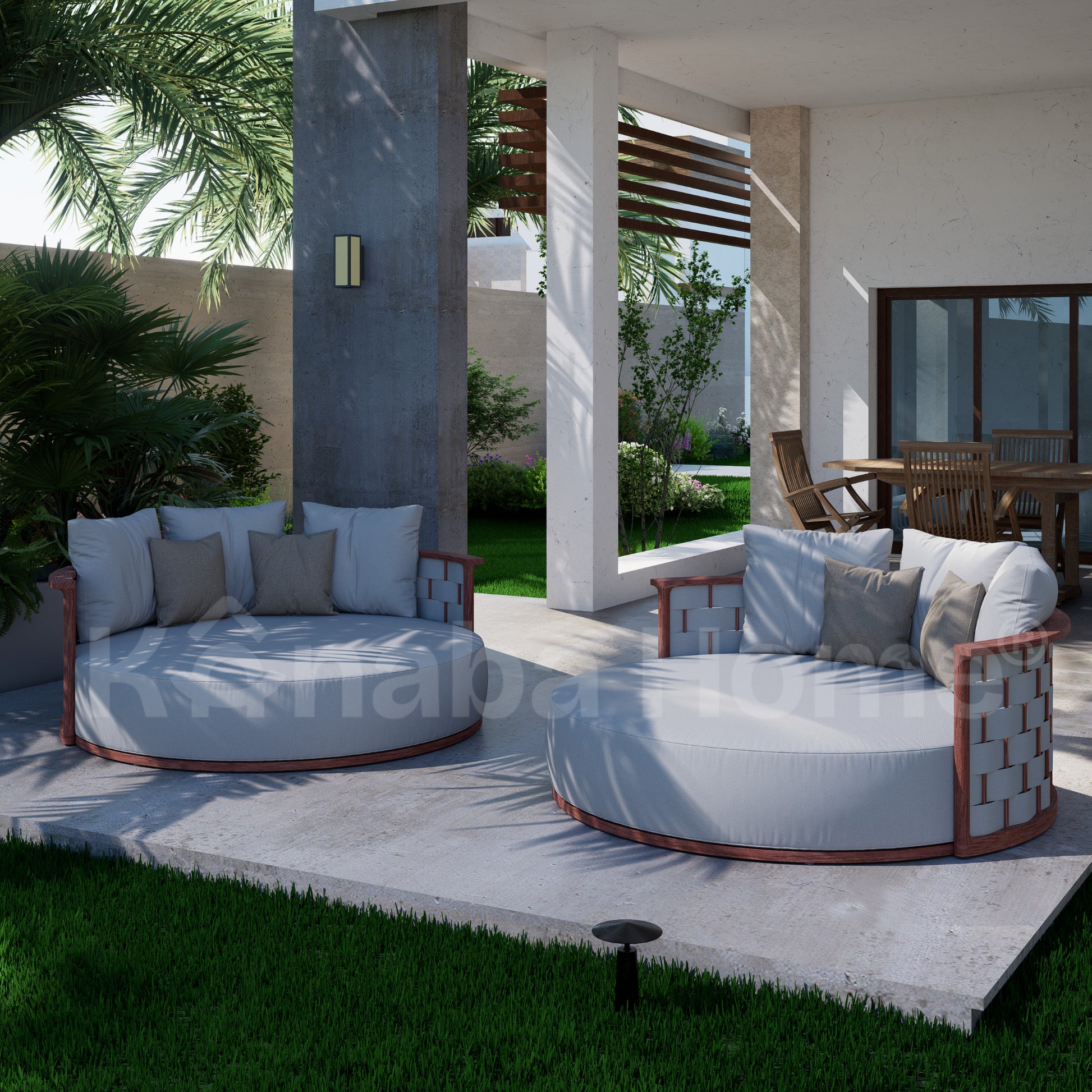 Wovo Outdoor Chaise Lounge Set