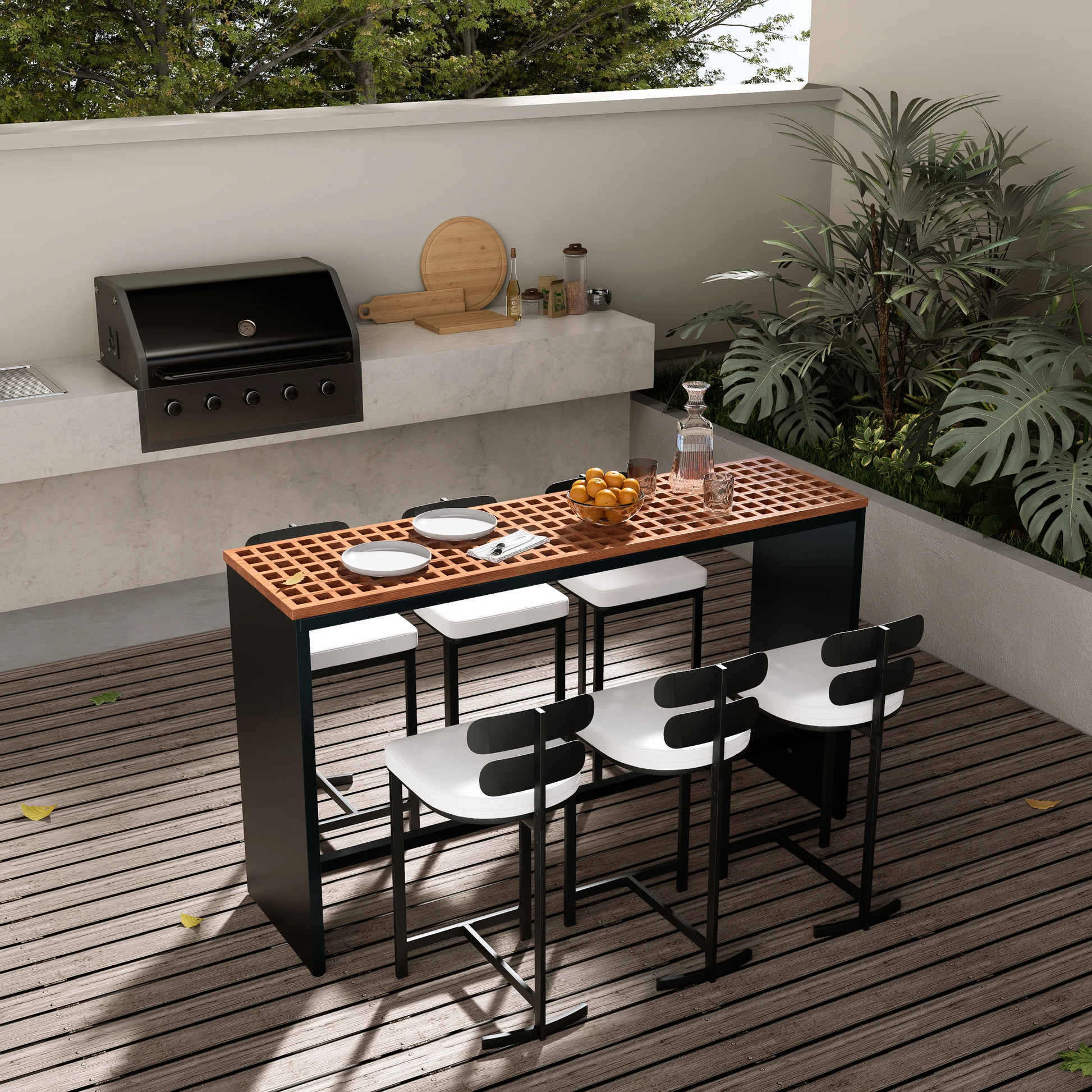 Zane Outdoor Dining Set