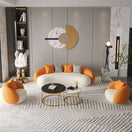 Switch Prism Orange 3-Seater Sofa - Kanaba Home # 1 image