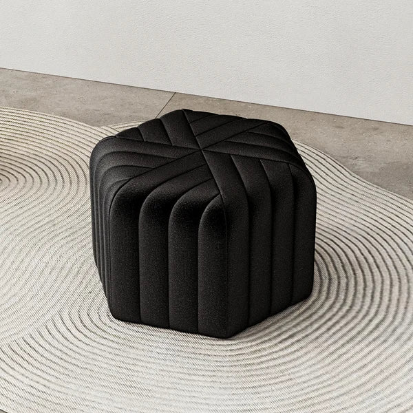 Mist Pouf OttomanBlack