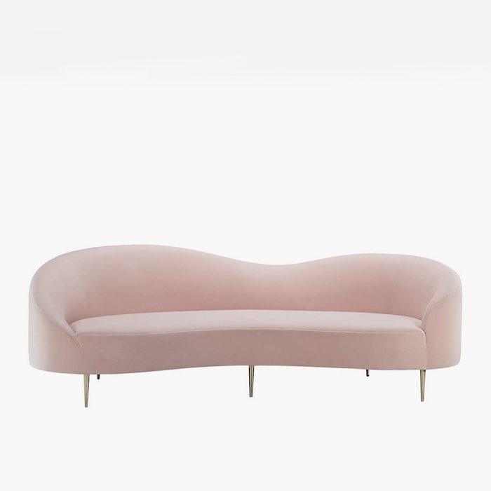 Lily Pad Haven Curve Sofa