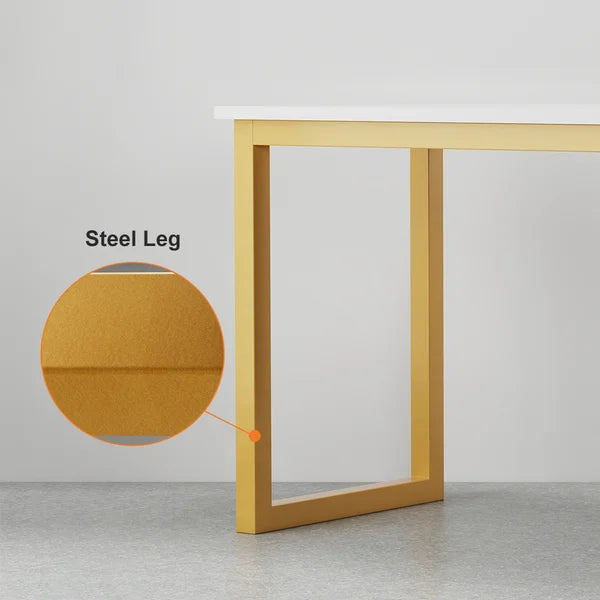 Steel leg of computer desk