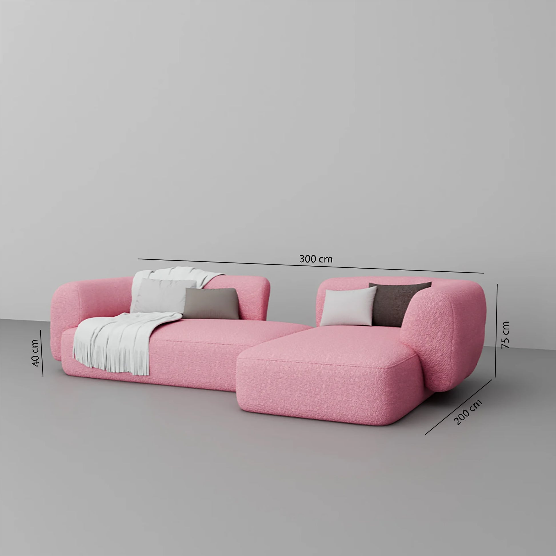 Duplex L Shape Sofa