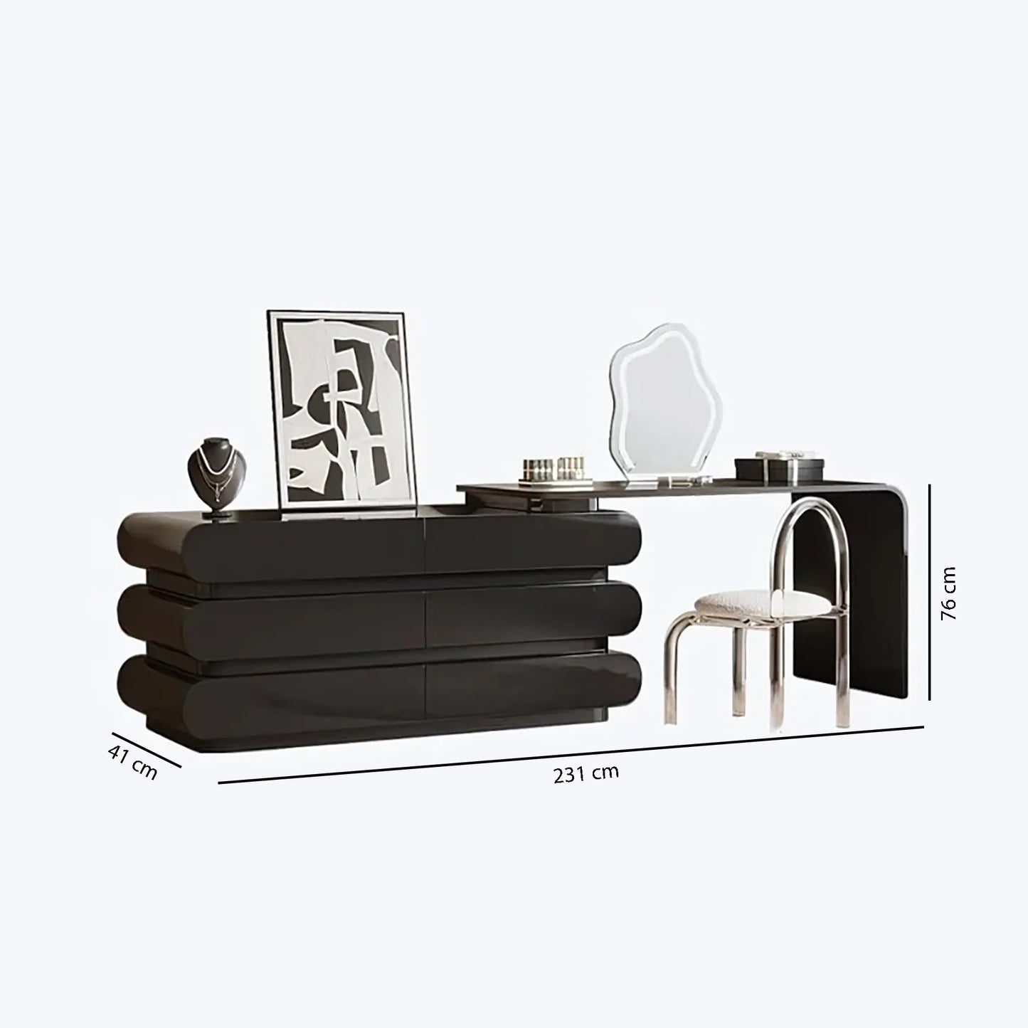 Jet Makeup Vanity