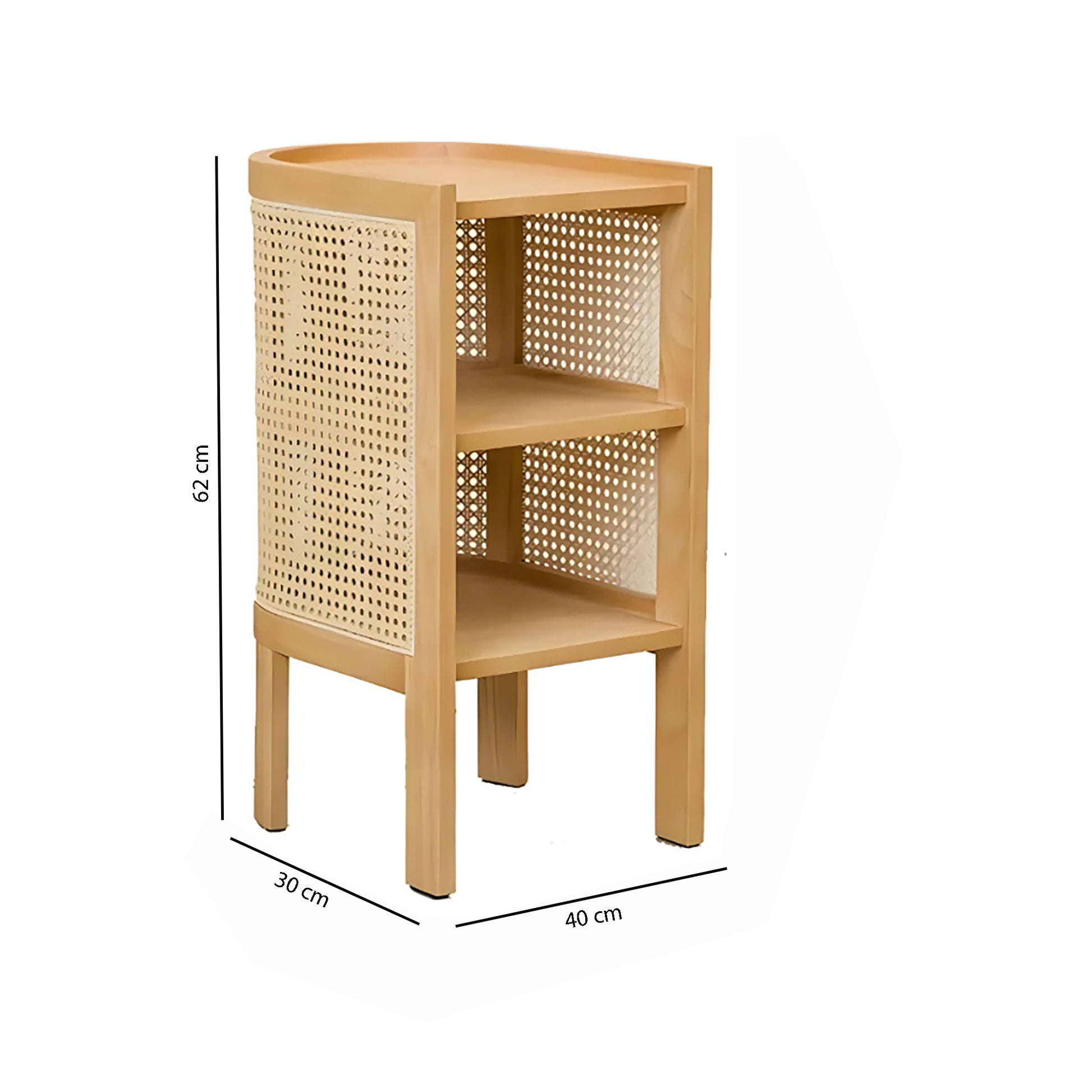 Rattan Side Table