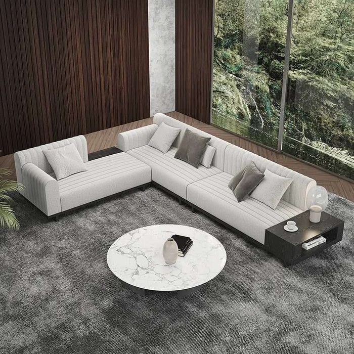 Eucalyptus Modern Corner L-Shaped Sectional Sofa