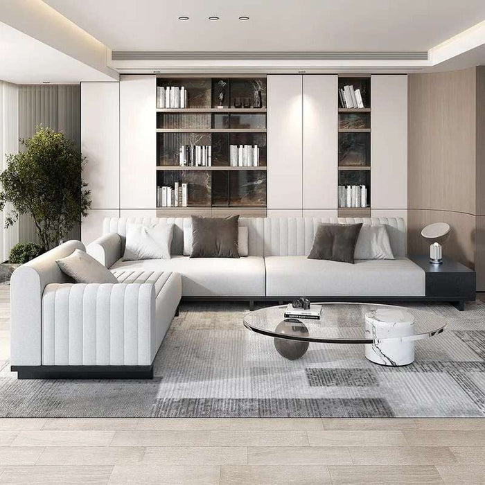 Eucalyptus Modern Corner L-Shaped Sectional Sofa