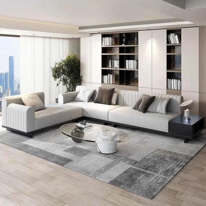 Eucalyptus Modern Corner L-Shaped Sectional Sofa