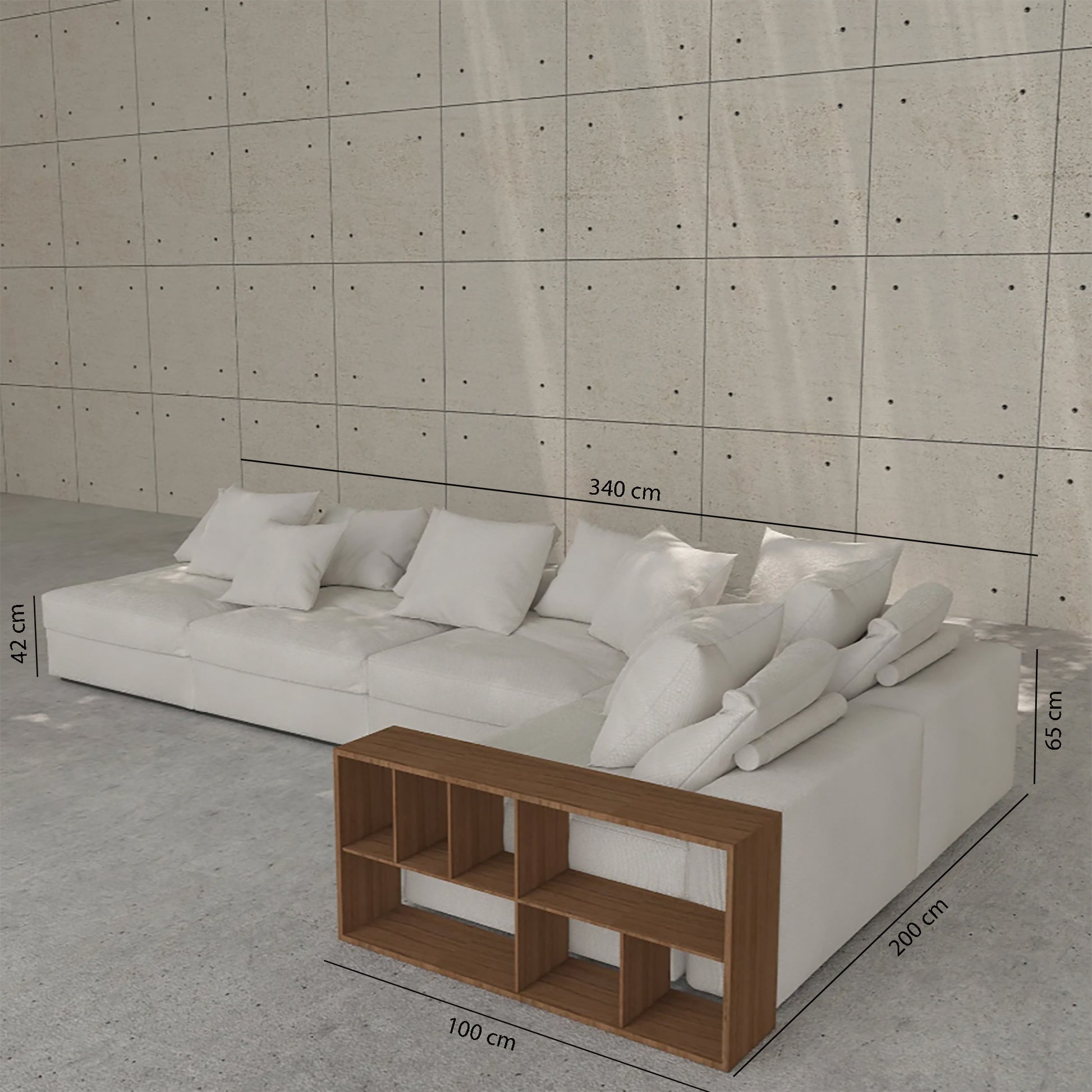 Zylen L-Shaped Sofa